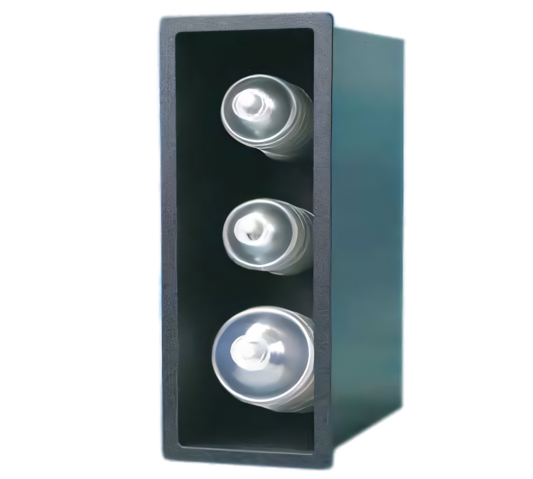 Product image #1 for Vollrath Flush Mount 3-Stack Dome Lid Holder, Vertical
