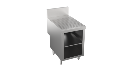 Product image #1 for Krowne Stadium Series Freestanding Underbar Drainboard Storage Cabinet with Locking Door, 18 Inch Wide x 29 Inch Deep