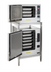 Thumbnail image #1 for SteamChef Double-Stacked Boilerless Electric Convection Steamer with Stand, 3- and 6-Pan Compartments