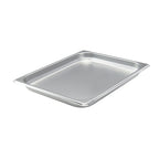 Thumbnail image #1 for Winco SPJH-201 Half-Size Solid Steam Table Pan, 1-1/4-Inch Deep, 22-Gauge 18/8 Stainless Steel, Anti-Jamming Case of 24