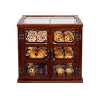 Thumbnail image #1 for Koolmore KM-BDW-25N Bakery Display Case, 3.46 cu. ft., Countertop, 25"W x 17"W x 23"H, 3 tiers, (2) tempered glass shelves, (2) swing glass doors