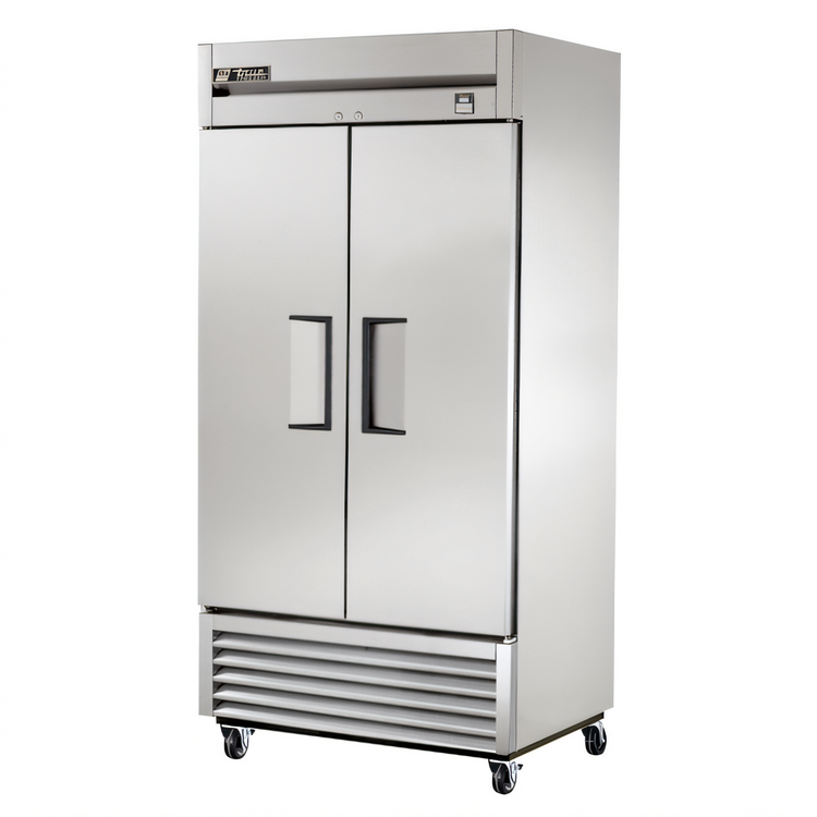 Product image #1 for True Two-Section Reach-In Freezer, -10°F, Stainless Steel Doors, Self-Contained Bottom-Mounted