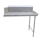 Thumbnail image #1 for John Boos JDTC-20-24R-X Clean Straight Dish Table, Left-to-Right, 24 x 30 x 44 in, 10 in Backsplash, 16-Gauge 300 Series Stainless Steel