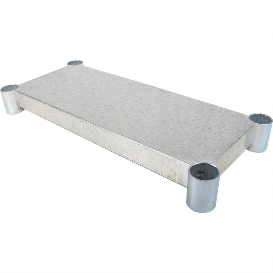 Product image #1 for BK Resources 72 Inch x 36 Inch Galvanized Steel Undershelf for Worktables