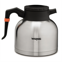 Waring Commercial Café Deco 64 oz Stainless Steel Thermal Carafe for Coffeemakers