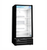 Thumbnail image #1 for Hoshizaki One-Section Black Reach-In Glass Door Refrigerated Merchandiser, Bottom-Mount, 10 Cu. Ft.