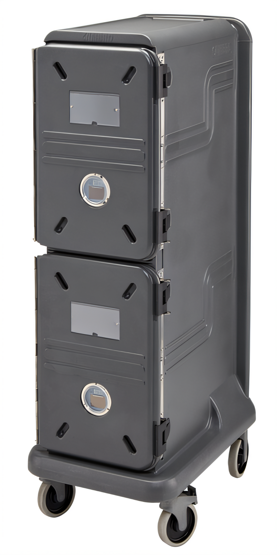 Product image #1 for Cambro Pro Cart Ultra Electric Front-Loading Cold Food Pan Carrier, 2 Cold Compartments, 10 GN 1/1 Pan Capacity