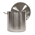 Thumbnail image #1 for Vollrath Optio™ 3513 53-Quart Stainless Steel Induction-Ready Stock Pot with Domed Cover