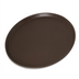 Thumbnail image #2 for Griptite 2 11-Inch Round Non-Skid Serving Tray, Brown Fiberglass