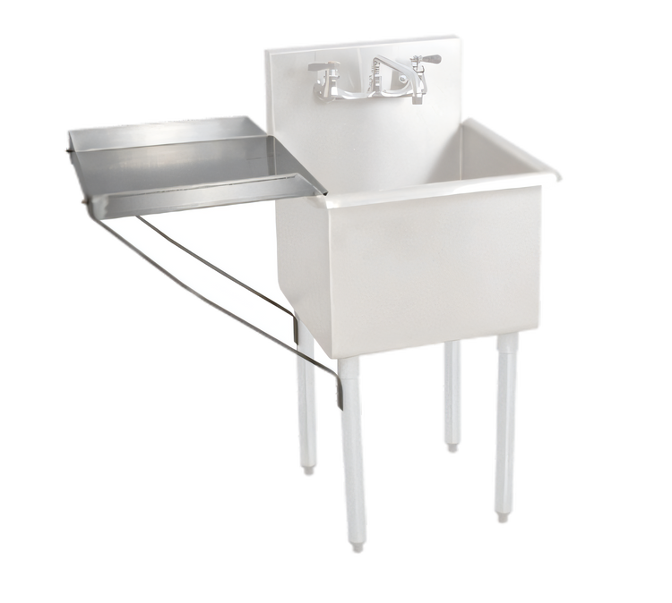 Product image #1 for BK Resources 24" x 24" Detachable Stainless Steel Drainboard for BK8BS Sink