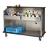 Thumbnail image #1 for Advance Tabco 74 3/8 Inch Heavy Duty Portable Bar with Stainless Steel Workboard, Ice Bin and Bottle Troughs