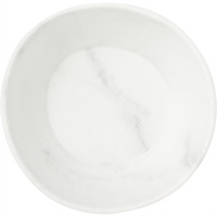 Ridge 22 oz. Freeform Melamine Bowl, 6-7/8 In., White Marble