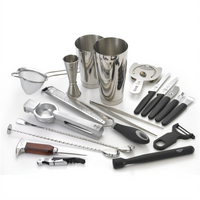 Barfly Deluxe 18-Piece Stainless Steel Barware Set