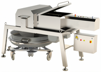 Omcan USA Electric Hard Cheese Grater with Vibrating Screen, 20 HP Hydraulic