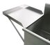 Thumbnail image #1 for Advance Tabco 21 x 36 Inch Detachable Drainboard for Square Corner Sinks, 18 Gauge 430 Stainless Steel