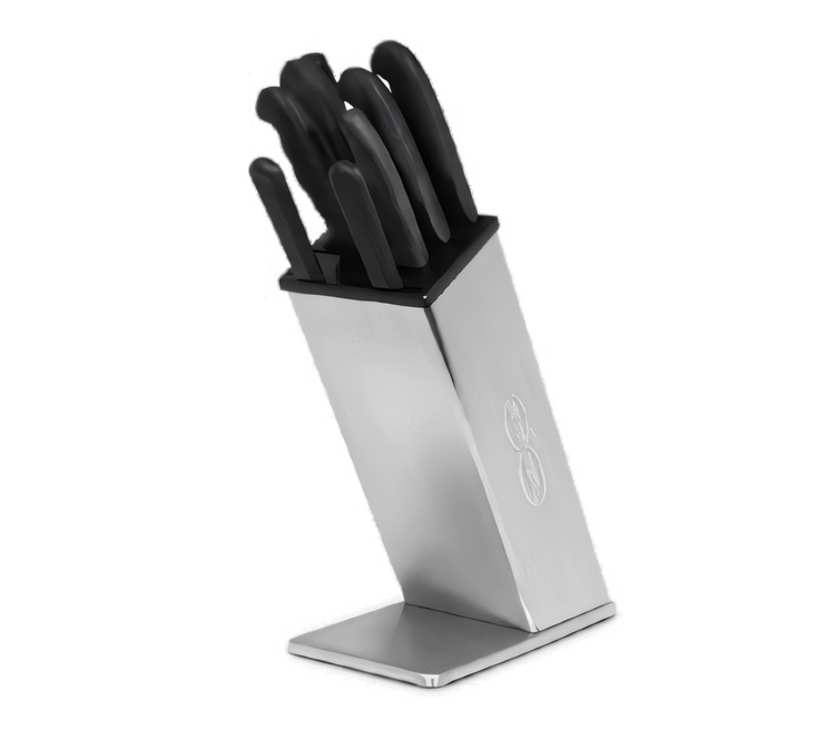 Product image #1 for SofGrip 8-Slot Stainless Steel Knife Block Only