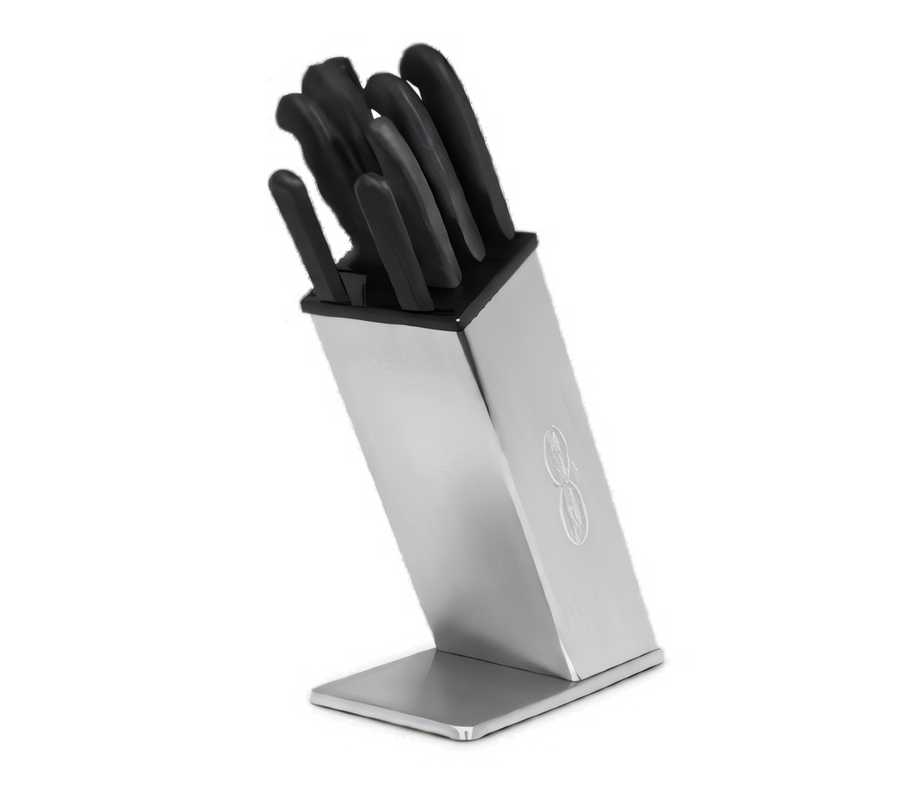 Product image #1 for SofGrip 8-Slot Stainless Steel Knife Block Only