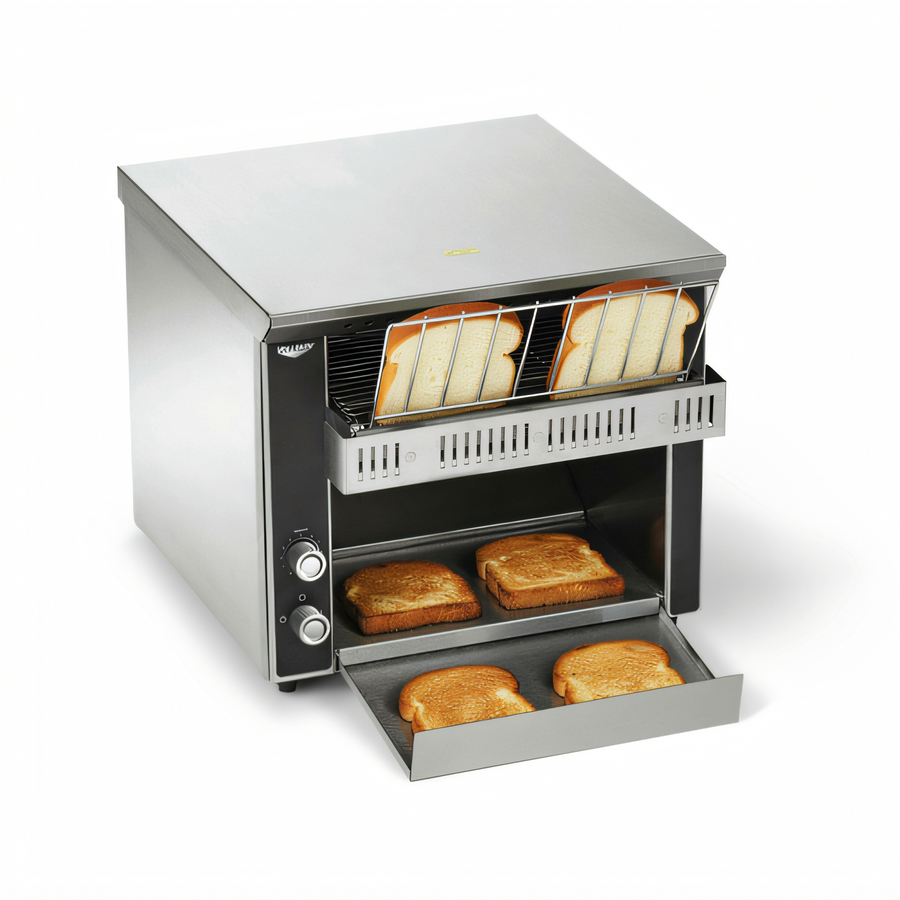 Product image #1 for Vollrath 14.5-Inch Wide Countertop Horizontal Conveyor Toaster with Quartz Heating Elements, Stainless Steel, 120V