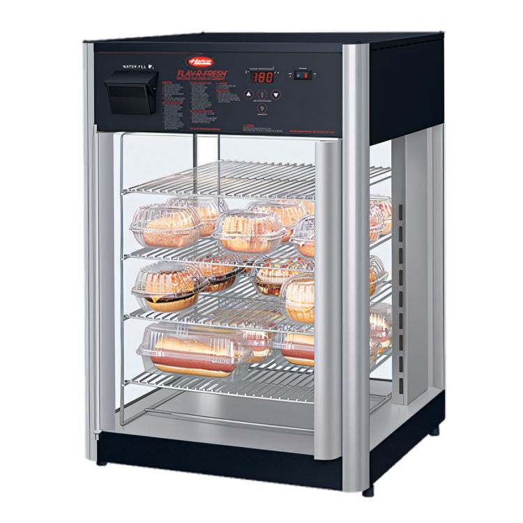 Product image #1 for Hatco Flav-R-Fresh® Countertop Hot Food Holding & Display Cabinet, Single Door, 4-Shelf Rack