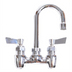 Thumbnail image #1 for Fisher Commercial Backsplash-Mount Faucet with 6-Inch Swivel Gooseneck Spout