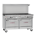 Thumbnail image #1 for Southbend Ultimate 60-Inch Gas Restaurant Range with 9 Open Burners, Standard Oven and Convection Oven