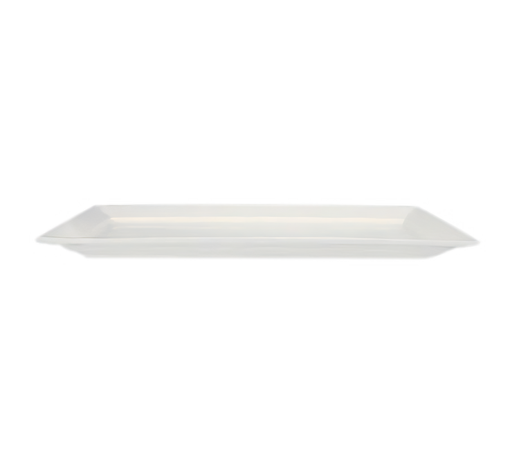 Product image #1 for Quattro 16 x 9 Inch Rectangular Flat-Edge Fully Vitrified Ceramic Plate