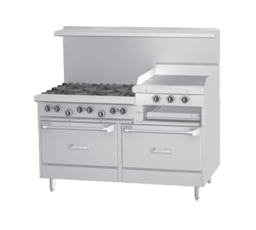 Product image #1 for Garland U60-6R24CR US Range U Series Ranges Gas Ranges
