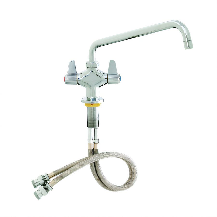 Product image #1 for Advance Tabco K-64 Heavy Duty Manual Faucet with 8-Inch Swing Spout, Lead Free