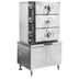 Thumbnail image #1 for Crown EC-2 Two Compartment Electric Pressure Steamer with Cabinet Base