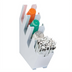 Thumbnail image #1 for Countertop 4-Section White Polystyrene Cup, Lid & Straw Organizer
