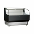 Thumbnail image #1 for Omcan 52-Inch Open Curved Refrigerated Display Case, 370 Liter, Black, Floor Model