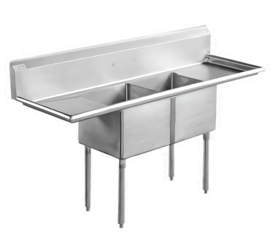 Product image #1 for Serv-Ware D2CWP18182-18-V Serv-Ware Compartment Sinks