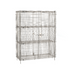 Thumbnail image #1 for Metro Super Erecta Stainless Steel Stationary Security Cage with 2 Intermediate Shelves