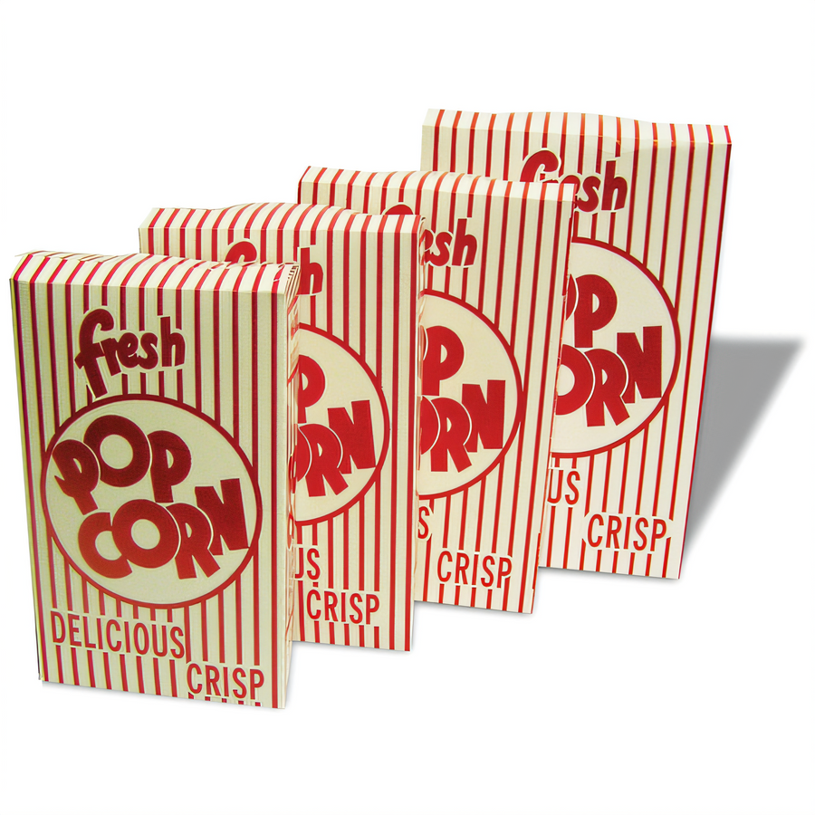 Product image #1 for Benchmark Closed-Top Popcorn Box, 0.95 oz, 4.25 x 2 x 7 Inches, Case of 500
