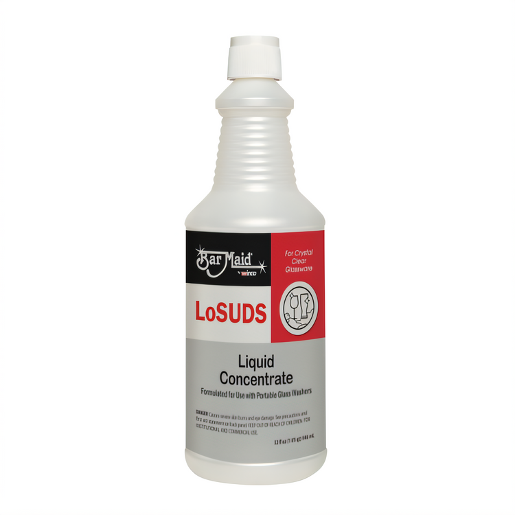 Product image #1 for Bar Maid LoSuds Concentrated Cleaning Solution, 1-Quart Bottle