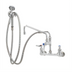Thumbnail image #1 for T&S Brass B-0175-06 Wall-Mount Pre-Rinse Mixing Faucet Assembly with 8