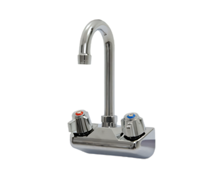 Product image #1 for Standard Gooseneck Splash-Mounted Faucet, 4-Inch Centers