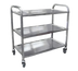 Thumbnail image #1 for Omcan 3-Shelf Stainless Steel Knock-Down Bussing Cart