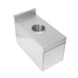 Thumbnail image #1 for John Boos Underbar Waste Chute Trash Receptacle Cover, 12 x 24 x 17 Inches, Stainless Steel