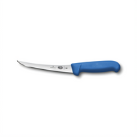 Victorinox Fibrox HACCP 6-Inch Curved Semi-Stiff Boning Knife with Blue Fibrox Handle