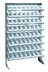 Thumbnail image #1 for Quantum Sloped Single-Sided Steel Pick Rack with 8 Shelves and 64 Clear Bins, 36 x 12 x 60 Inches