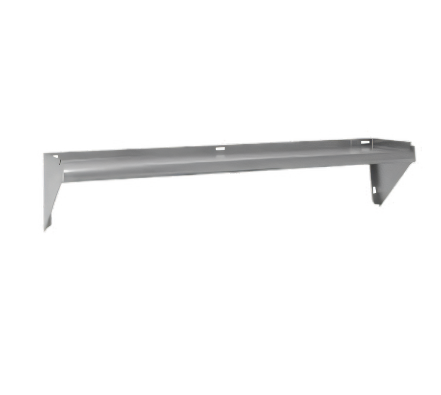 Product image #1 for Advance Tabco Special Value Series Wall Shelf, 36 in. W x 15 in. D, 18-Gauge 430 Stainless Steel