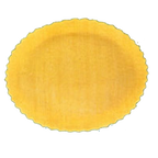 Thumbnail image #1 for Arcobaleno Pasta Equipment MOLD-AMF-RS-42B Ravioli Mold, 45 g, Oval, Scalloped Edge, 3-5/8" x 3"