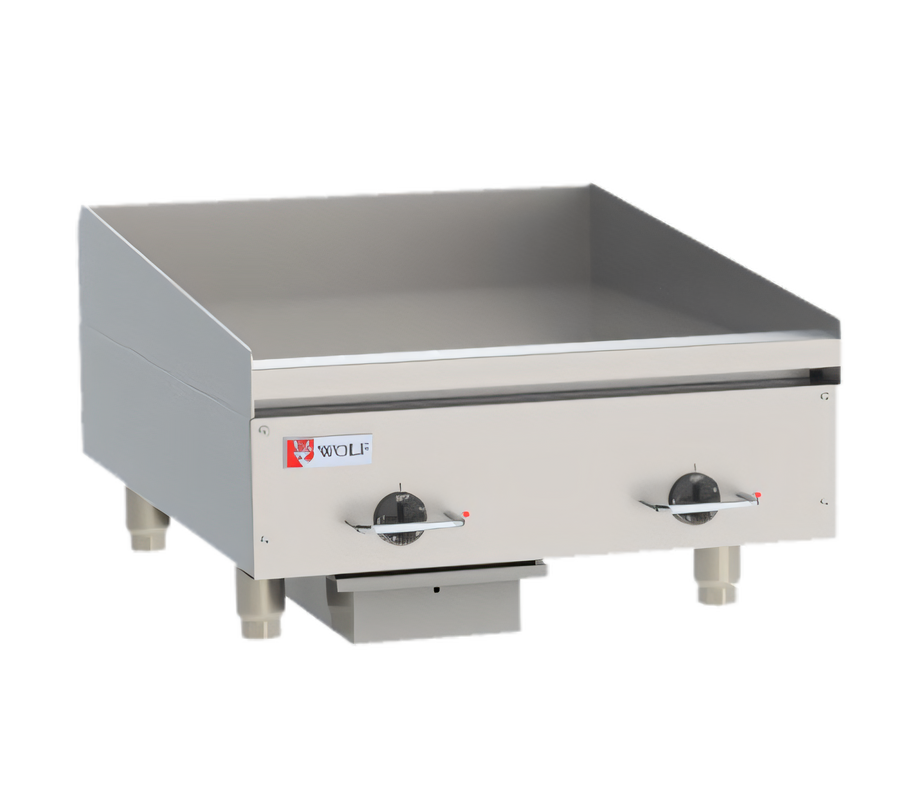 Product image #1 for Wolf WEG24E Heavy Duty Countertop Electric Griddle with 24 x 24-Inch Polished Steel Plate