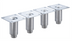 Thumbnail image #1 for Krowne 4-Inch Stainless Steel Legs for Back Bar Coolers, Set of 4