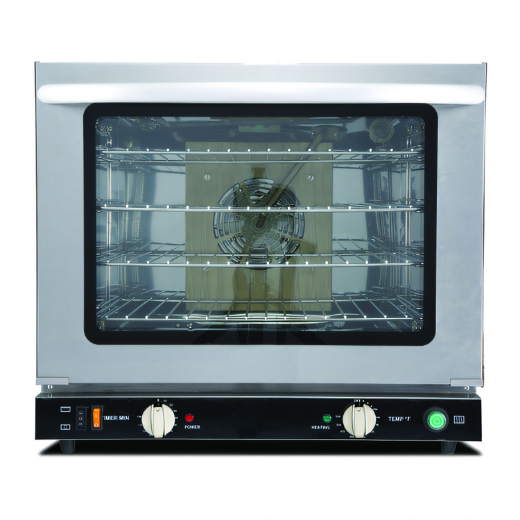 Product image #1 for Omcan Countertop Electric Half-Size Commercial Convection Oven, 4-Pan Capacity