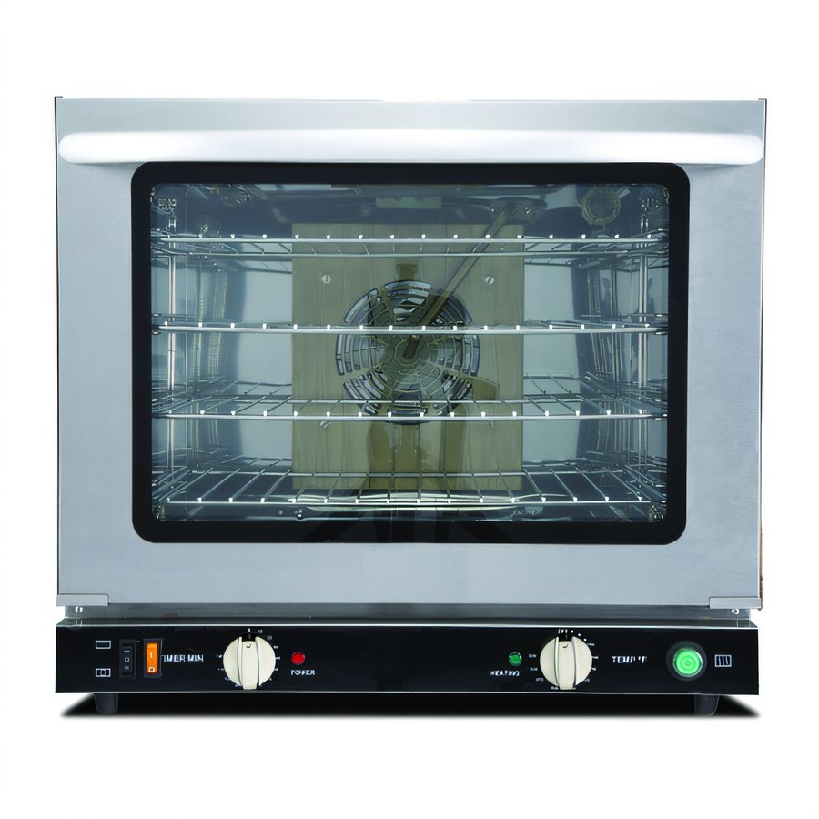 Product image #1 for Omcan Countertop Electric Half-Size Commercial Convection Oven, 4-Pan Capacity