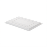Rubbermaid Commercial White Polyethylene Tight-Sealing Snap-On Lid for Food Boxes