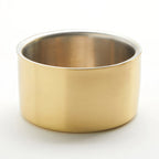 Thumbnail image #1 for American Metalcraft GW4 Double-Wall Stainless Steel Serving Bowl, 17 oz., Satin Gold, 4-3/4 in. Case of 20