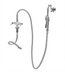 Thumbnail image #1 for Cleveland Range Dual Pantry Faucet with 68-Inch Stainless Steel Hose and Nozzle Hook